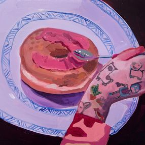Painting, Pink Icing, Zena Blackwell