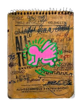 Painting, Keith Haring Sketchbook, Joris Ghilini