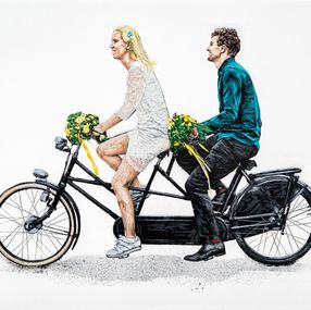 Peinture, Trouwfiets, Nils.Rva