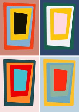 Photographie, Set of 4 Abstract color photographs, Angelica Tcherassi