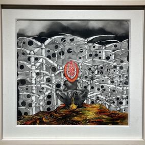 Gemälde, Lava Genie, Jimena Schlaepfer