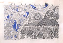 Fine Art Drawings, La mère méditerranée, Evelyne Postic