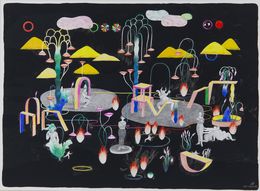 Zeichnungen, Effet miroir #1, Hélène Duclos