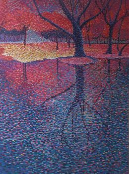 Gemälde, Reflections, Betty Acquah