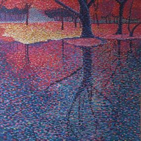 Painting, Reflections, Betty Acquah