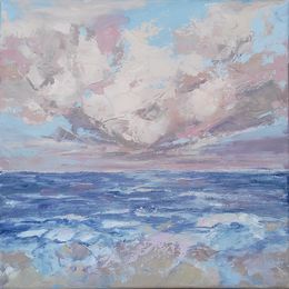 Painting, Empreintes de mer, Milcheva Emilia