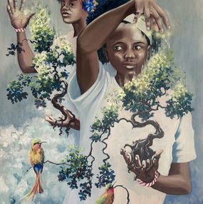 Gemälde, Eveil, Matthieu Delfini