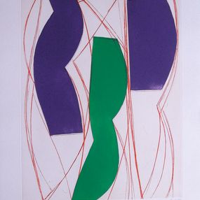 Print, Aquatinte Courbe 14E, Alain Clément