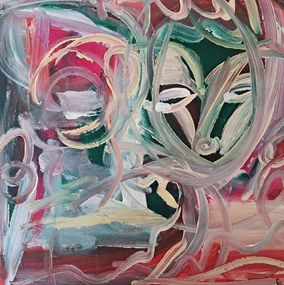Gemälde, Portrait abstrait, Hrasarkos