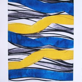 Print, Aquatinte COURBE 14B, Alain Clément