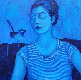 Gemälde, My Singing Bird, Davit Arstamyan