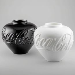 Sculpture, Vases in Black and White (Set of 2), Ai Weiwei