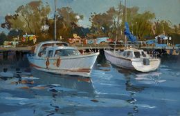 Gemälde, Summer Yacht Club, Suprunchuk Yuriy
