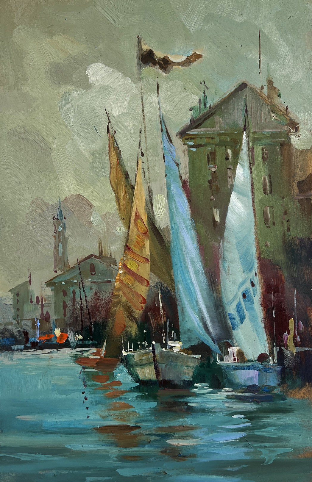 Suprunchuk Yuriy, A quiet harbor near Venice Suprunchuk Yuriy, A quiet harbor near Venice