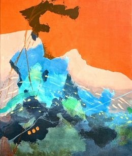 Peinture, Les lignes du temps 3, Anne-Marie Mary