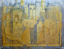 Painting, Cadiz 2, Rene Rikkelman