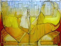 Gemälde, Cadiz 3, Rene Rikkelman