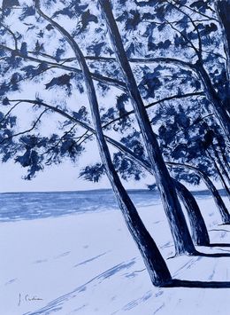 Painting, Plage du Cap Coz, Frédéric Cadiou