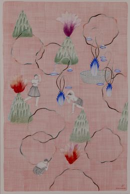 Zeichnungen, Ligne de mire #4, Hélène Duclos