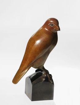 Sculpture, Faucon crécerelle, François Galoyer