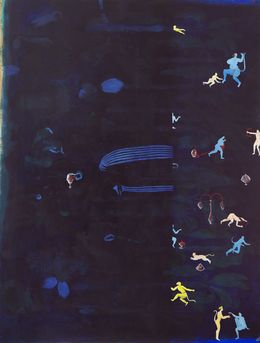Gemälde, Le cadeau de l'oiseau nocturne, Hélène Duclos