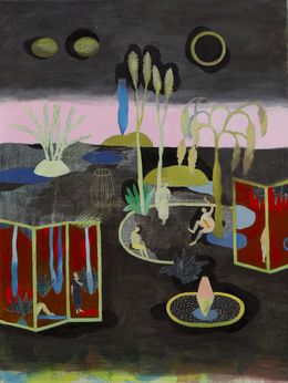 Gemälde, La traversée des miroirs #2, Hélène Duclos