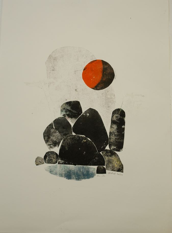 Véronique Duflot, Une ïle, Monotype Véronique Duflot, Une ïle, Monotype