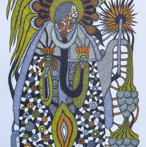 Fine Art Drawings, Madone, Evelyne Postic