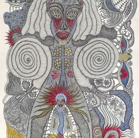 Fine Art Drawings, Les yeux ouverts, Evelyne Postic