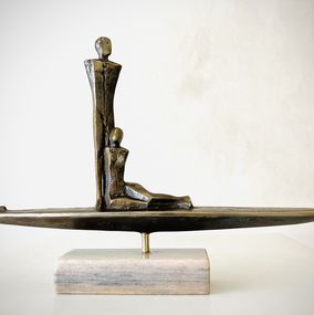 Sculpture, Boat for two, Milko Dobrev