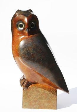 Sculpture, Hibou des marais, François Galoyer