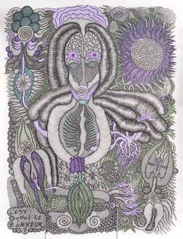 Fine Art Drawings, C’est quoi le bonheur, Evelyne Postic