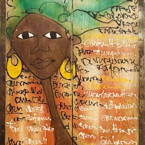 Gemälde, Senegalese Woman, Moussa Sakho