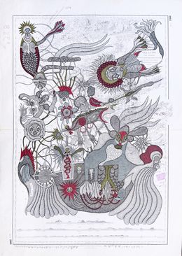 Fine Art Drawings, Atlantic Télégraph, Evelyne Postic