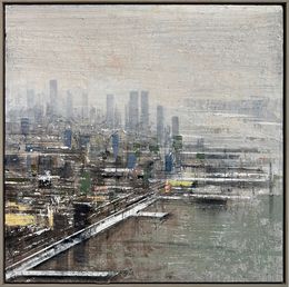 Peinture, Invierno en el Río Hudson, Alejandro Quincoces
