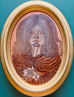 Fine Art Drawings, Les grands yeux, Evelyne Postic