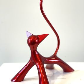 Sculpture, Petit chat d'arrêt, Lolek