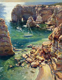 Peinture, Morning by the sea, Evgeny Chernyakovsky
