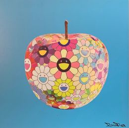 Print, Apple Murakami Blue, Brain Roy