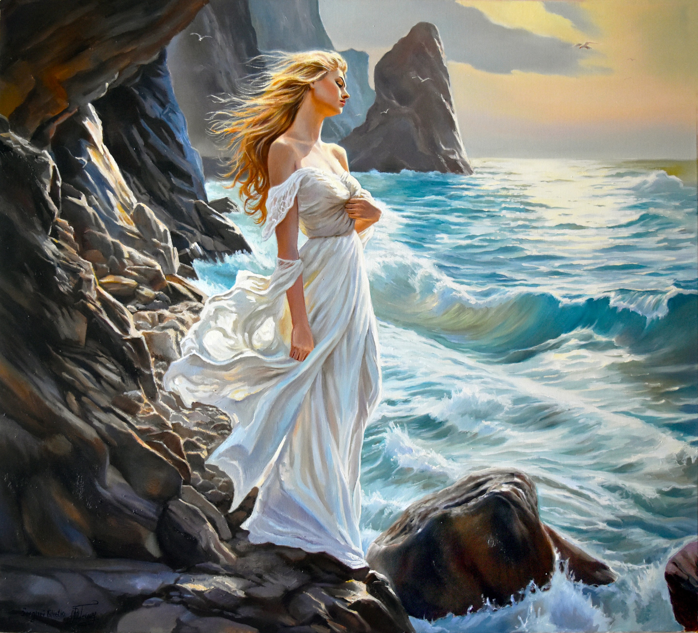 Serghei Ghetiu, At the sunny sea Serghei Ghetiu, At the sunny sea