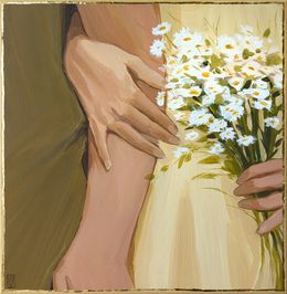 Painting, First date."Moments" series, Olha Vlasova