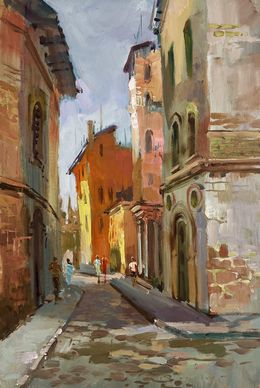 Painting, Street of old memories of the city, Suprunchuk Yuriy