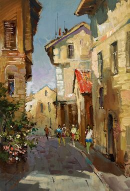 Painting, Summer walk around the city, Suprunchuk Yuriy