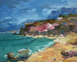 Gemälde, After the sea storm, Suprunchuk Yuriy