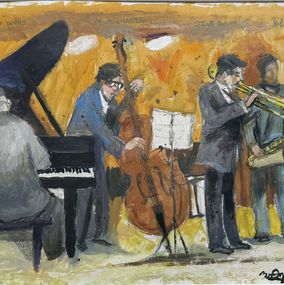 Gemälde, Grup de Jazz, Ramon Aguilar Moré