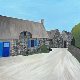 Painting, Chemin de Kerascoet, Frédéric Cadiou