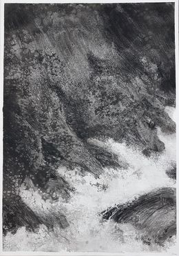 Zeichnungen, Falaises, ressac (Pointe du Grouin #23.12), Yann Bagot