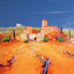 Gemälde, Crépis bleu, Eurgal