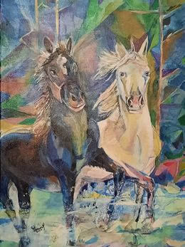 Peinture, Chapoteo de colores, Carlos Hugo Lezcano