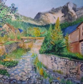 Peinture, Paisaje Naut Aran, Carlos Hugo Lezcano